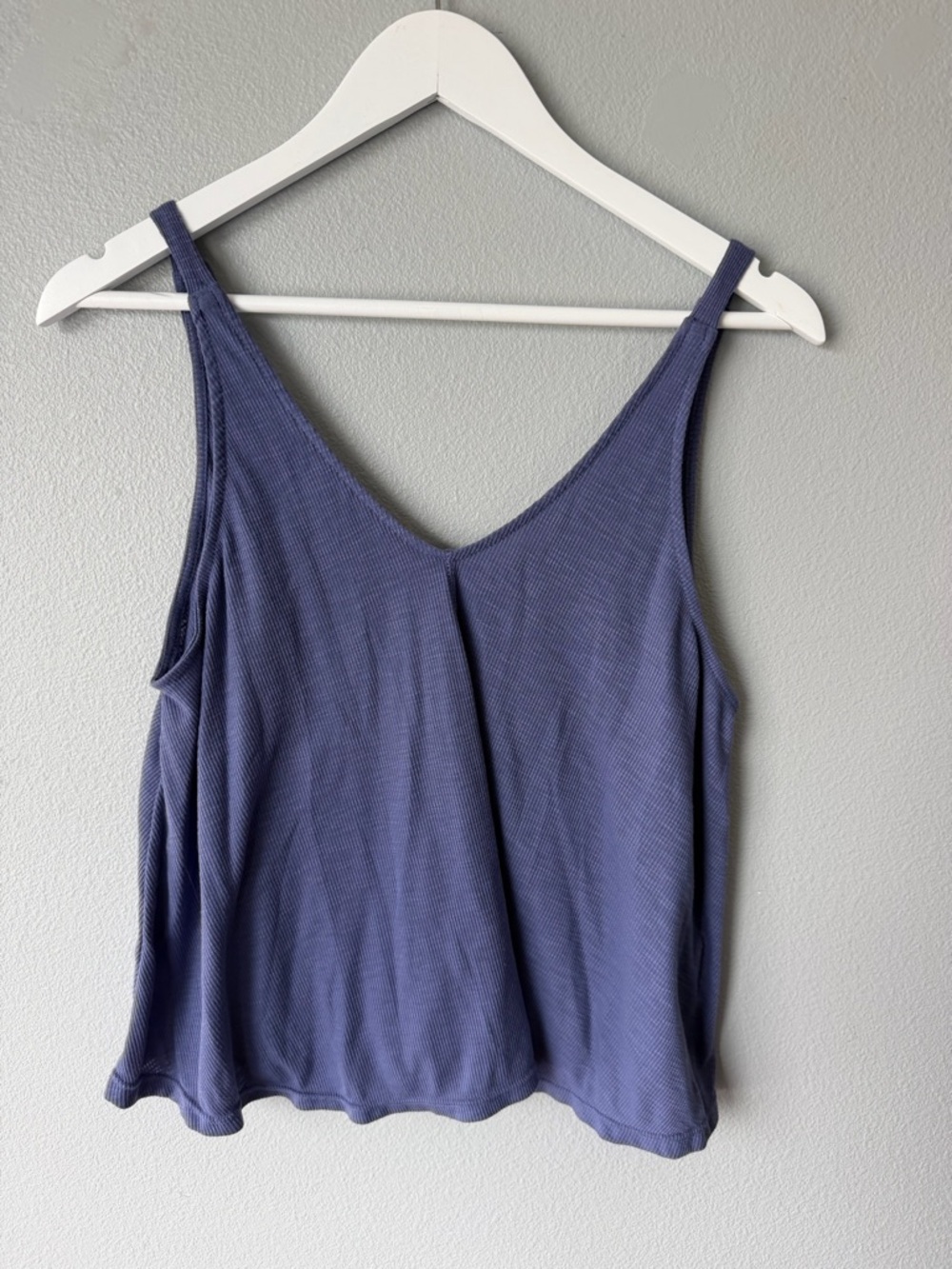 Free People Intimately blue purple cropped Dani swing tank top Women’s sz S